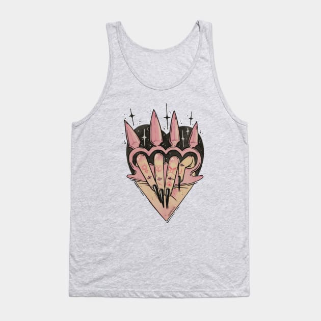 Girl with Claws Tank Top by lOll3